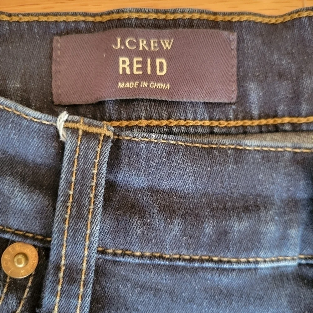 J. Crew Reid Skinny Straight‎ Leg Denim Jeans Size 29 - Picture 2 of 4